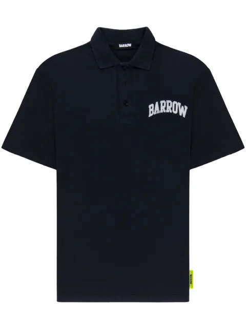 BARROW logo-print cotton polo shirt