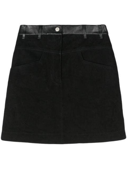 PS Paul Smith A-line suede skirt