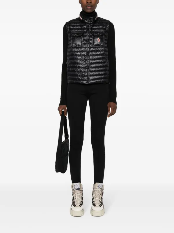 Moncler Grenoble Gumiane Padded Gilet | Black | FARFETCH