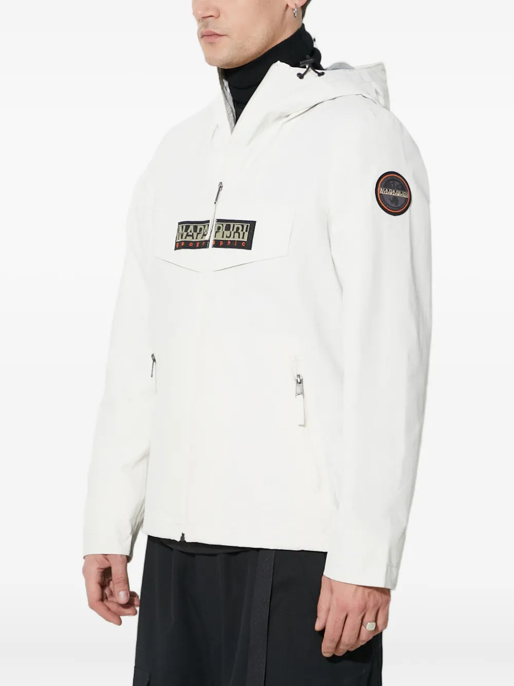 Napapijri Jack met capuchon Wit