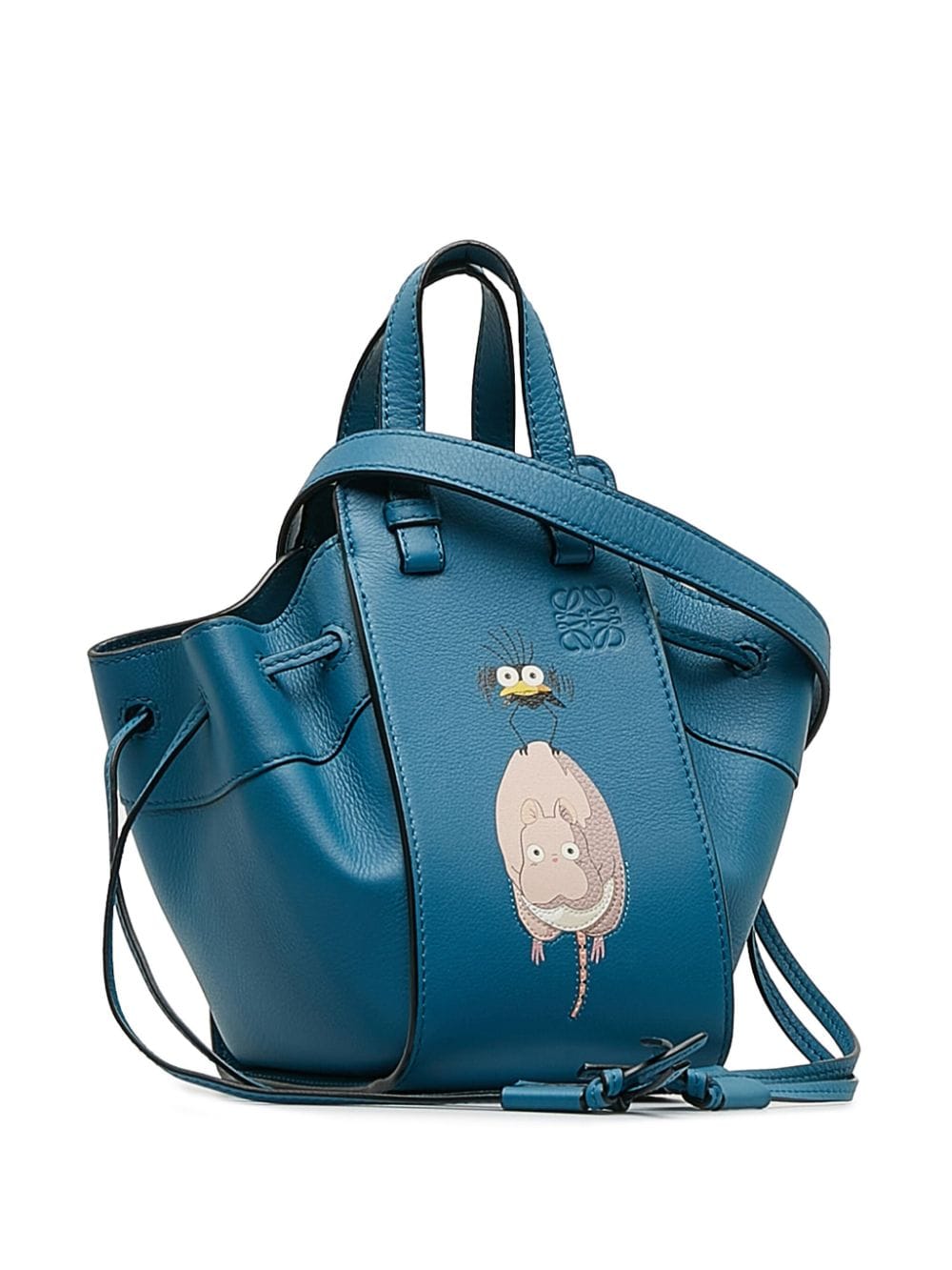 Pre-owned Loewe X Spirited Away 2010-2023 Mini Hammock Bag In Blue