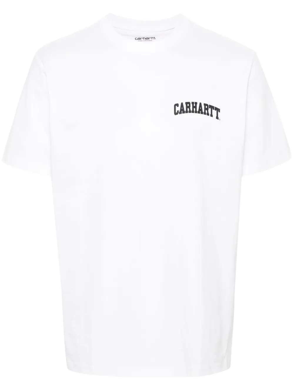 Carhartt White University Script T-shirt In White