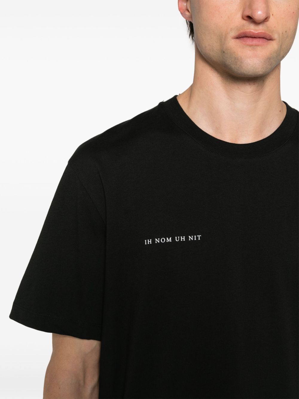 Ih Nom Uh Nit T-shirt met logoprint Zwart