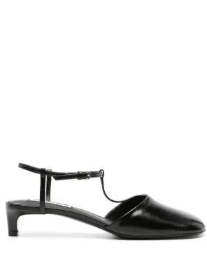 Jil Sander ポインテッドトゥ パンプス | ブラック | FARFETCH JP