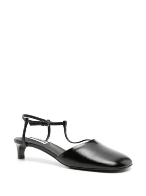 Jil Sander スリングバック パンプス | ブラック | FARFETCH JP