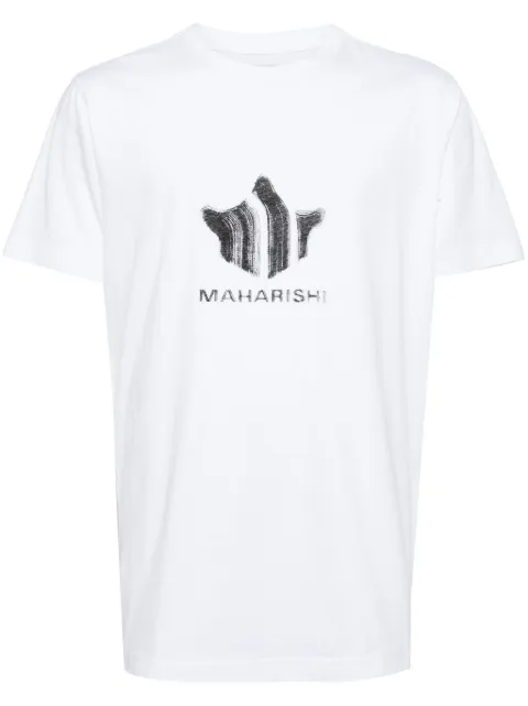 Maharishi Brushstroke Temple organic-cotton T-shirt