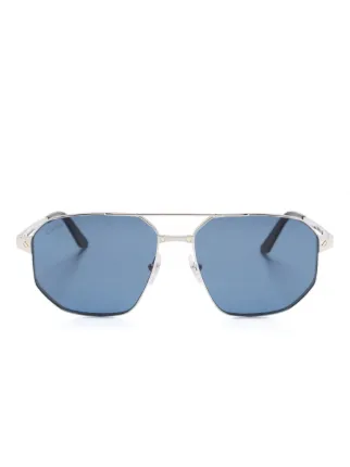 Cartier Eyewear Santos De Cartier geometric-shape Sunglasses