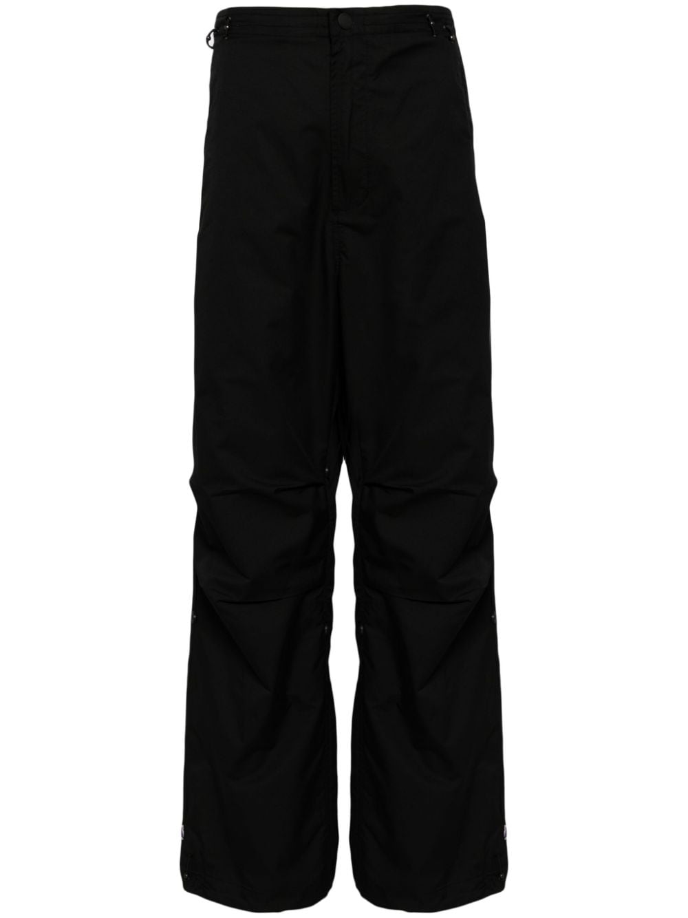 Maharishi X Jean-michel Basquiat Wide-leg Trousers In Black