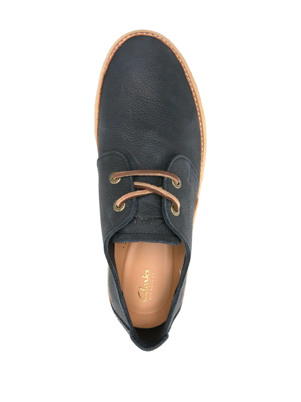 Shop Clarks Clarkwood Nubuck Sneakers In Blue