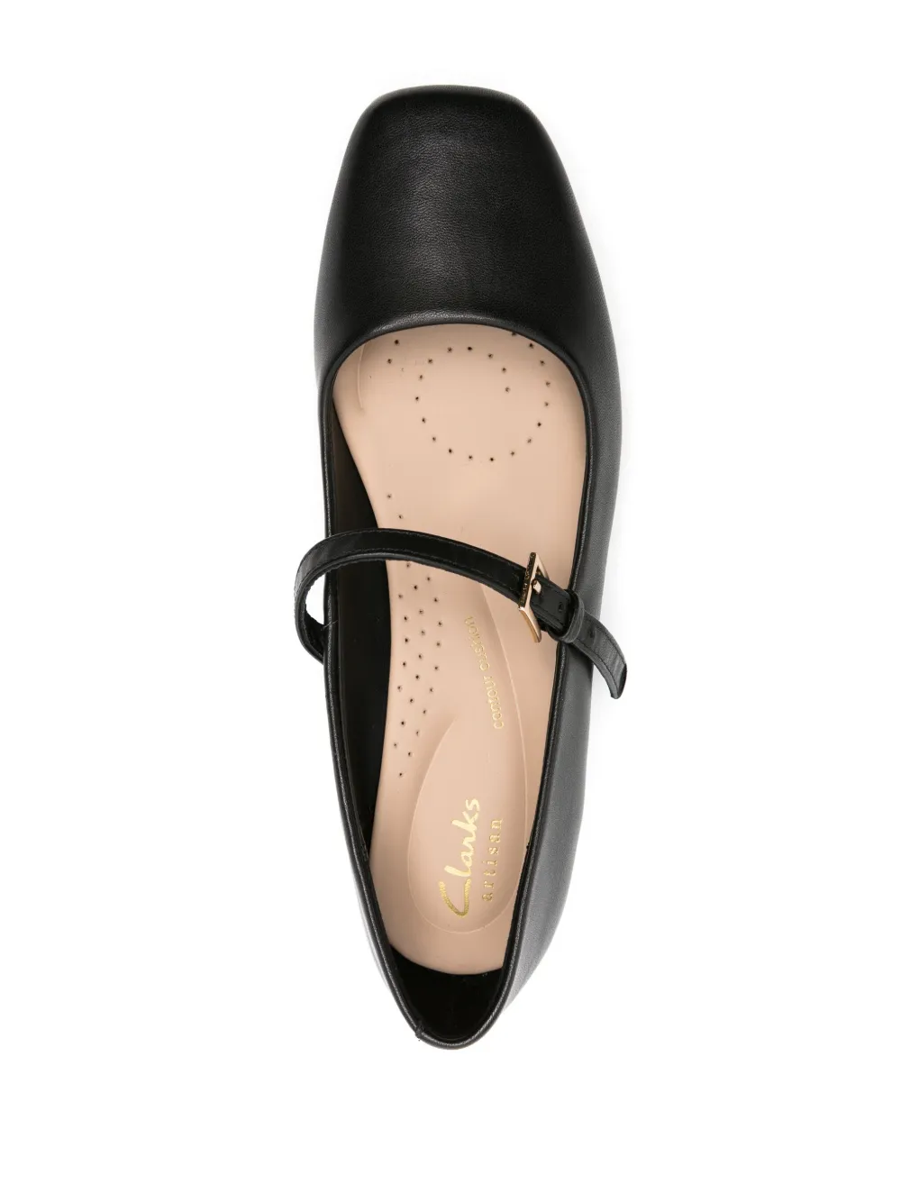 Clarks Seren Leather Ballerina Shoes Farfetch