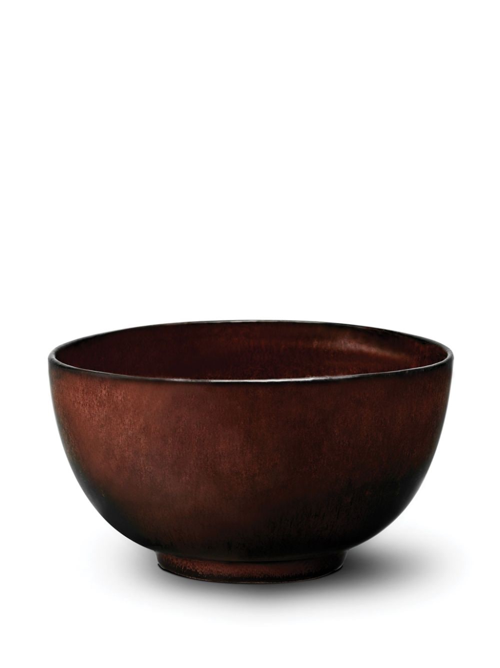 Shop L'objet Terra Porcelain Cereal Bowl (14cm) In Red