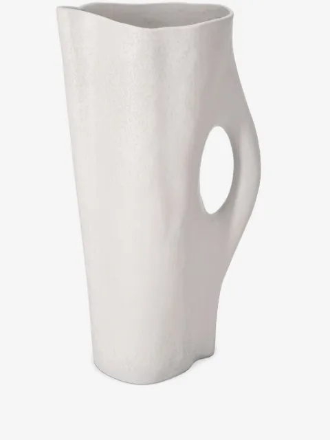 L'Objet Timna handled porcelain pitcher
