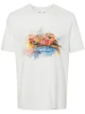 Jacob Cohën illustration-print cotton T-shirt - Green