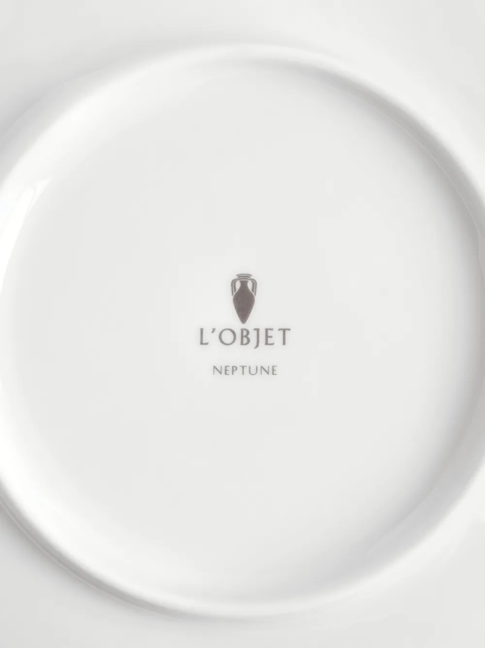 L'objet Neptune Porcelain Bread And Butter Plate In White