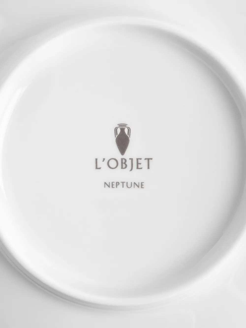 L'objet Neptune Porcelain Soup Plate In White