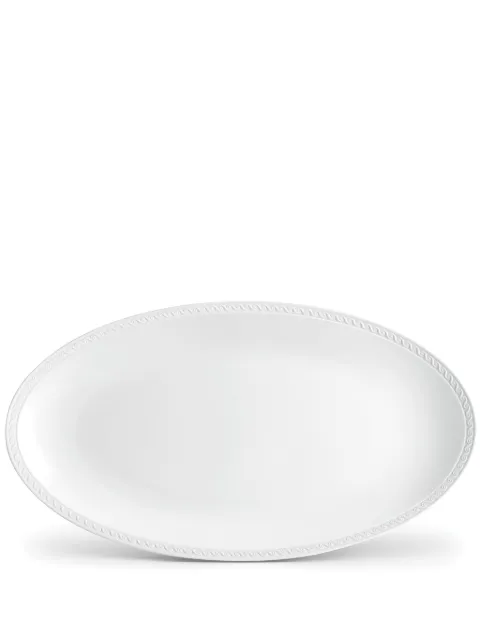 L'Objet large Neptune porcelain oval platter