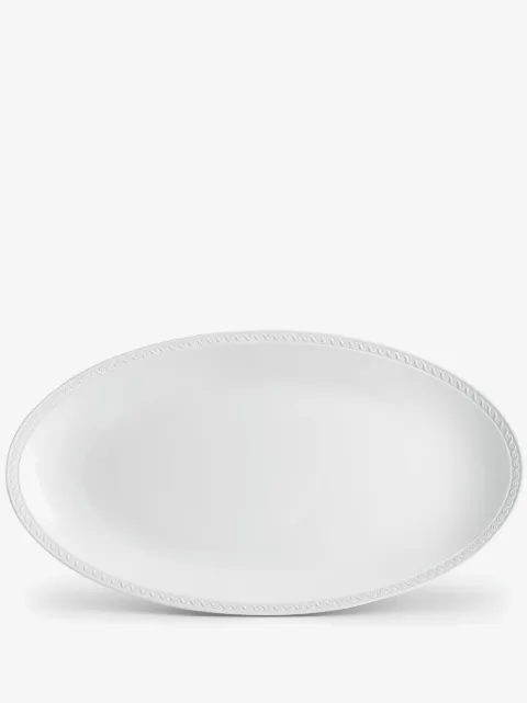 L'Objet large Neptune porcelain oval platter