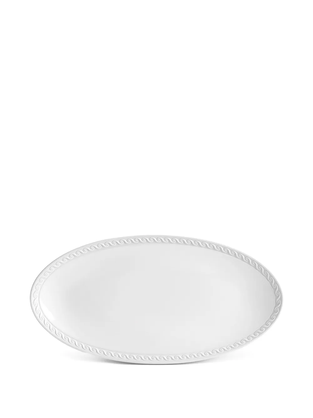 L'Objet small Neptune oval serveware (53cm x 30cm) | White | Image 1