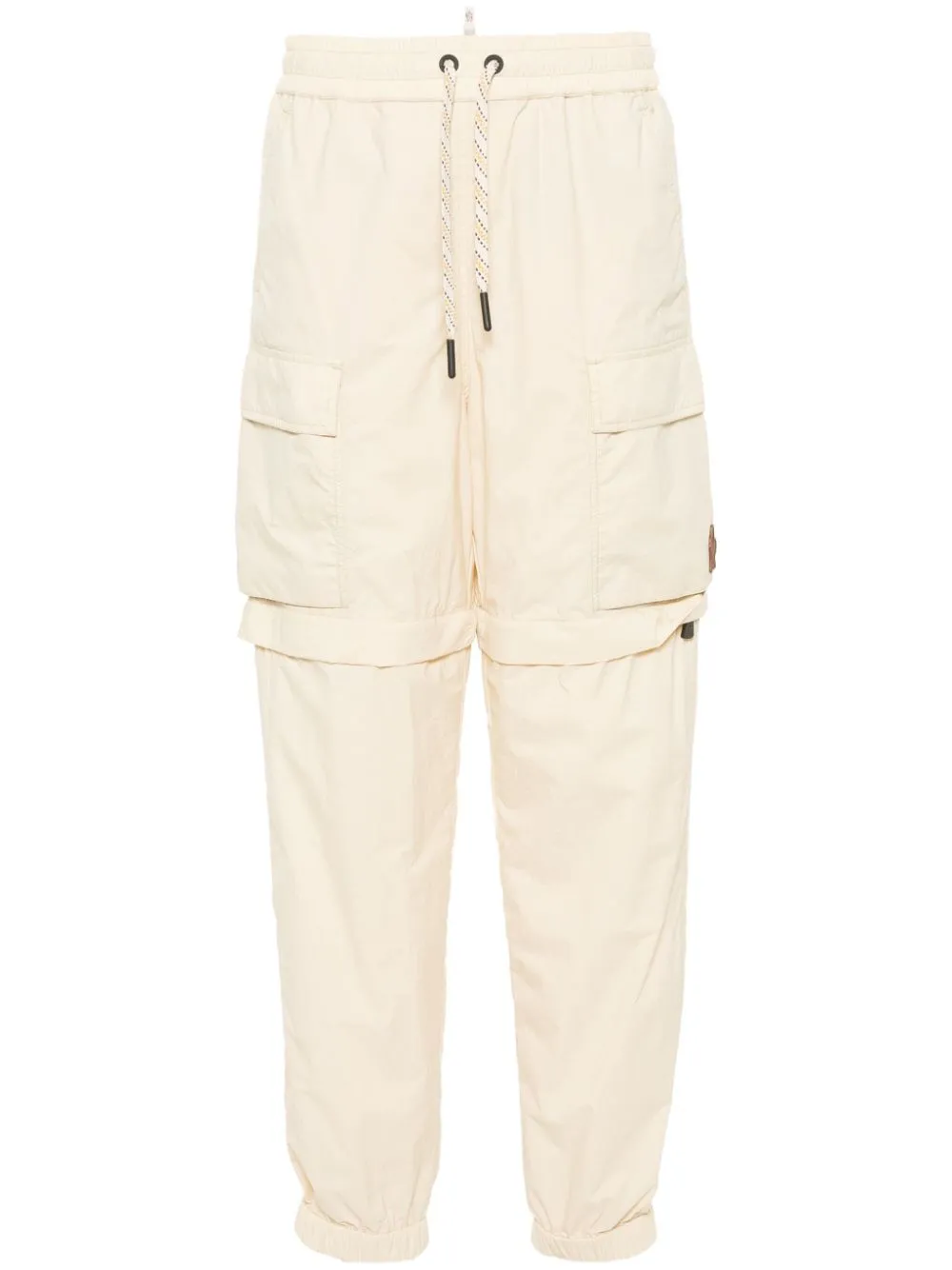 Moncler Detachable-leg Cargo Pants In Neutrals