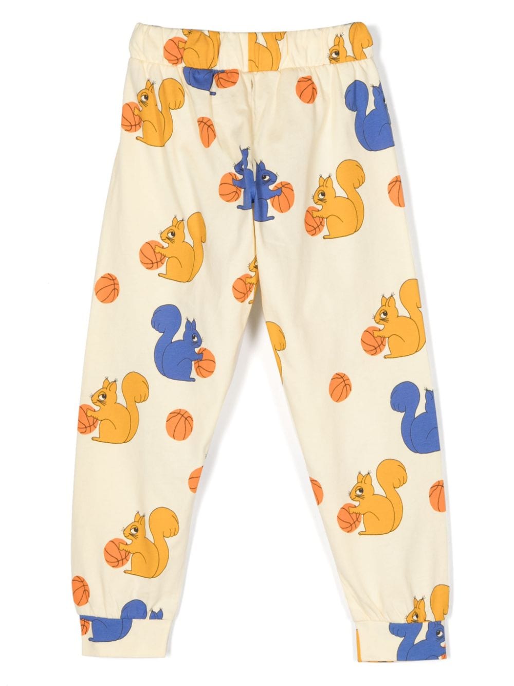 Mini Rodini Squirrels all-over print trousers - Geel