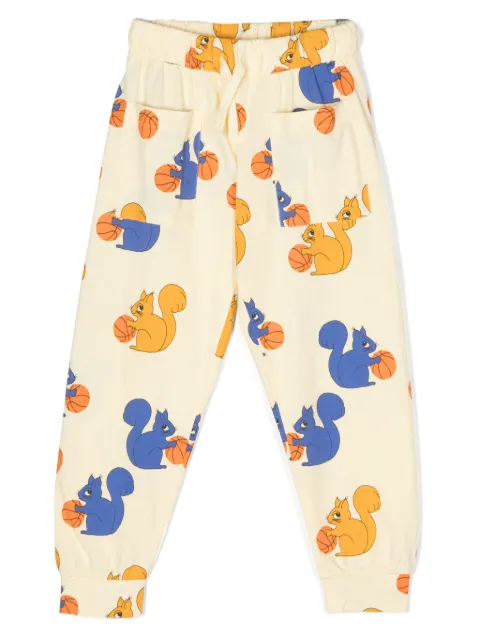 Mini Rodini Squirrels all-over print trousers