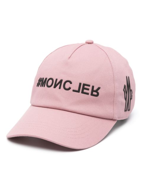 Moncler Grenoble gorra con aplique del logo