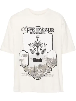 【関税込み】Rhude オフホワイト Azur Mirror Tシャツ org.jpg