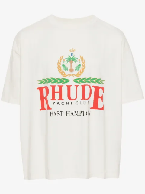 RHUDE East Hampton Crest cotton T-shirt
