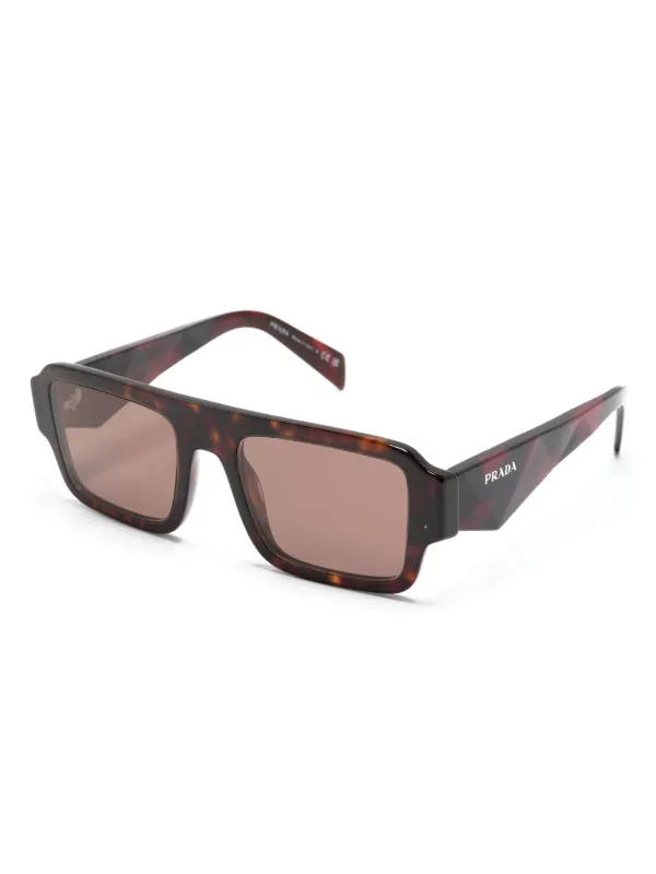 Prada sunglasses square hot sale frame