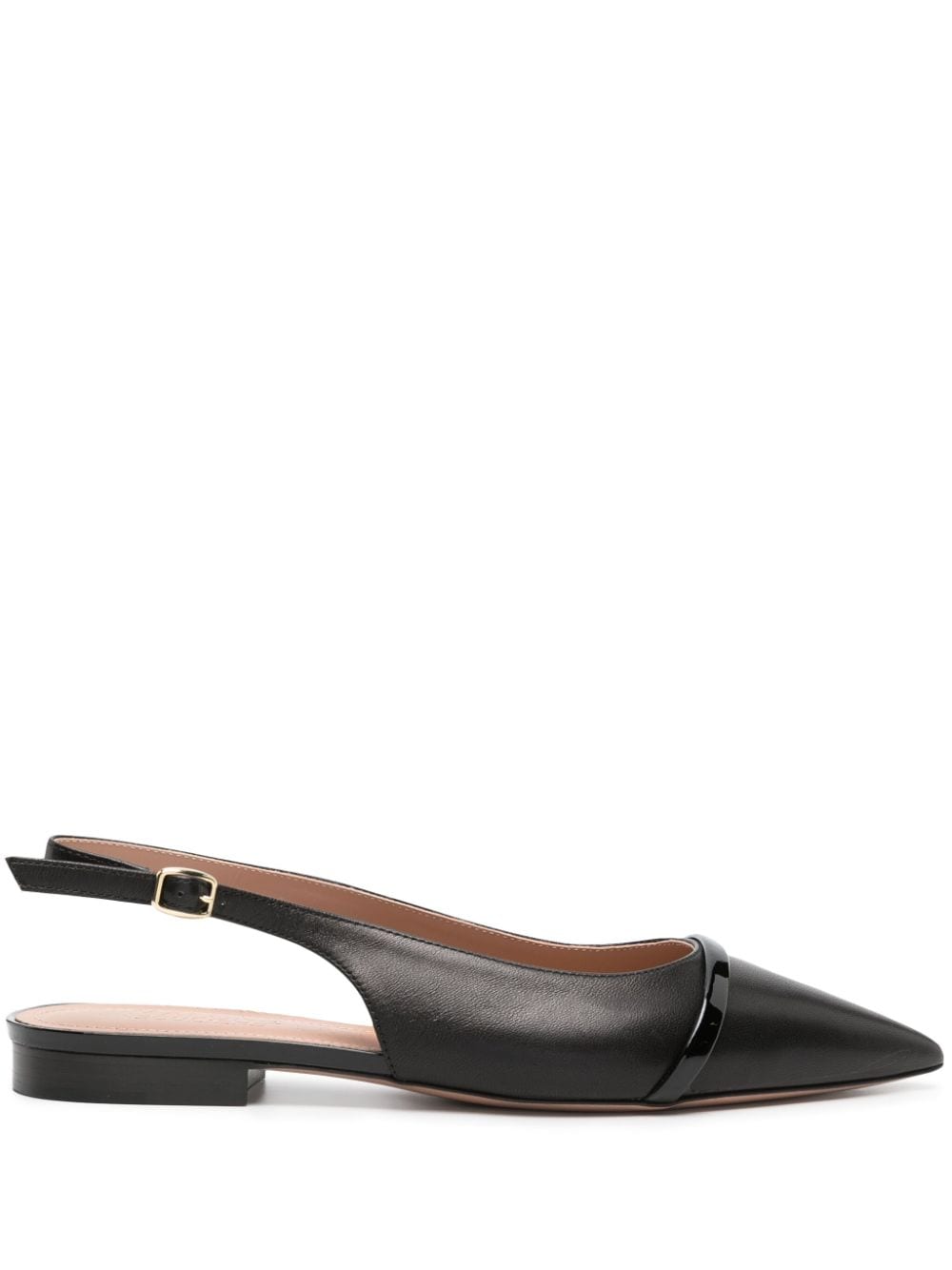 Shop Malone Souliers Jama Ballerina Shoes In Black