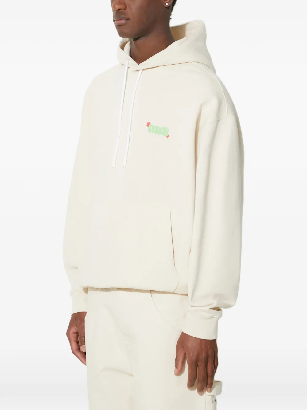 graphic hooded sweater