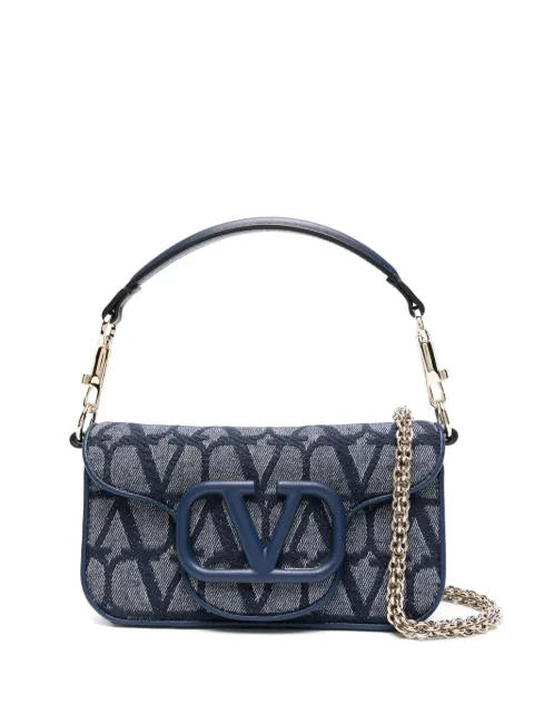 Valentino Garavani Locò Toile Iconographe denim crossbody bag  WOMEN