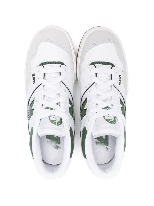 New Balance Kids 550 Panelled Sneakers White FARFETCH ID