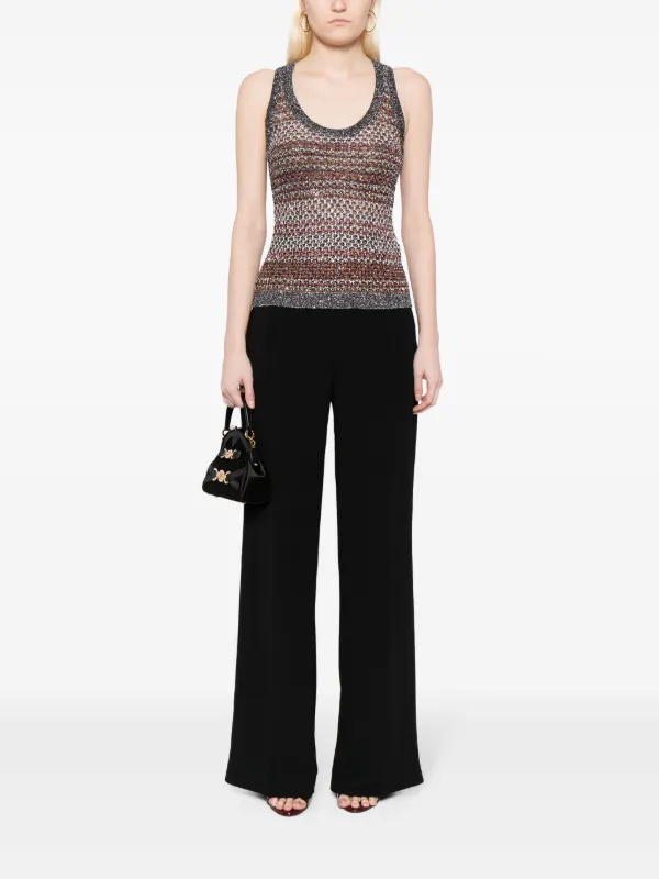 Missoni crochet-knit Sequinned Tank Top | Multicolour | FARFETCH
