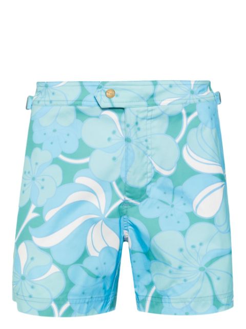 TOM FORD floral-print swim shorts Men