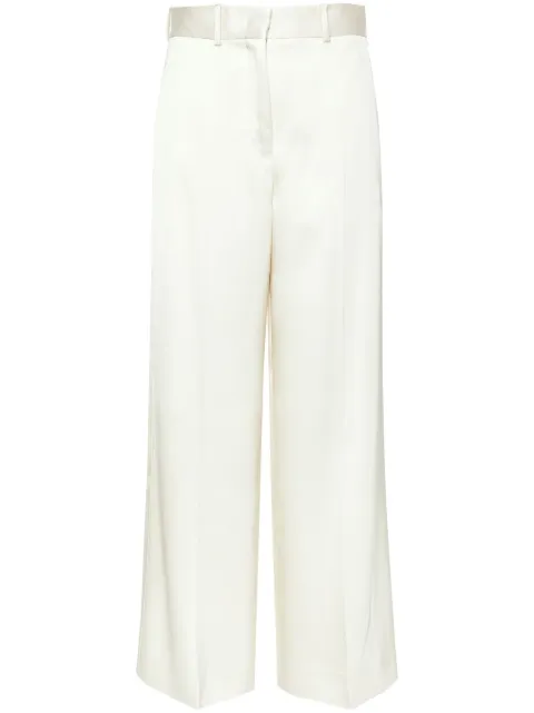 Jil Sander high-rise twill palazzo trousers
