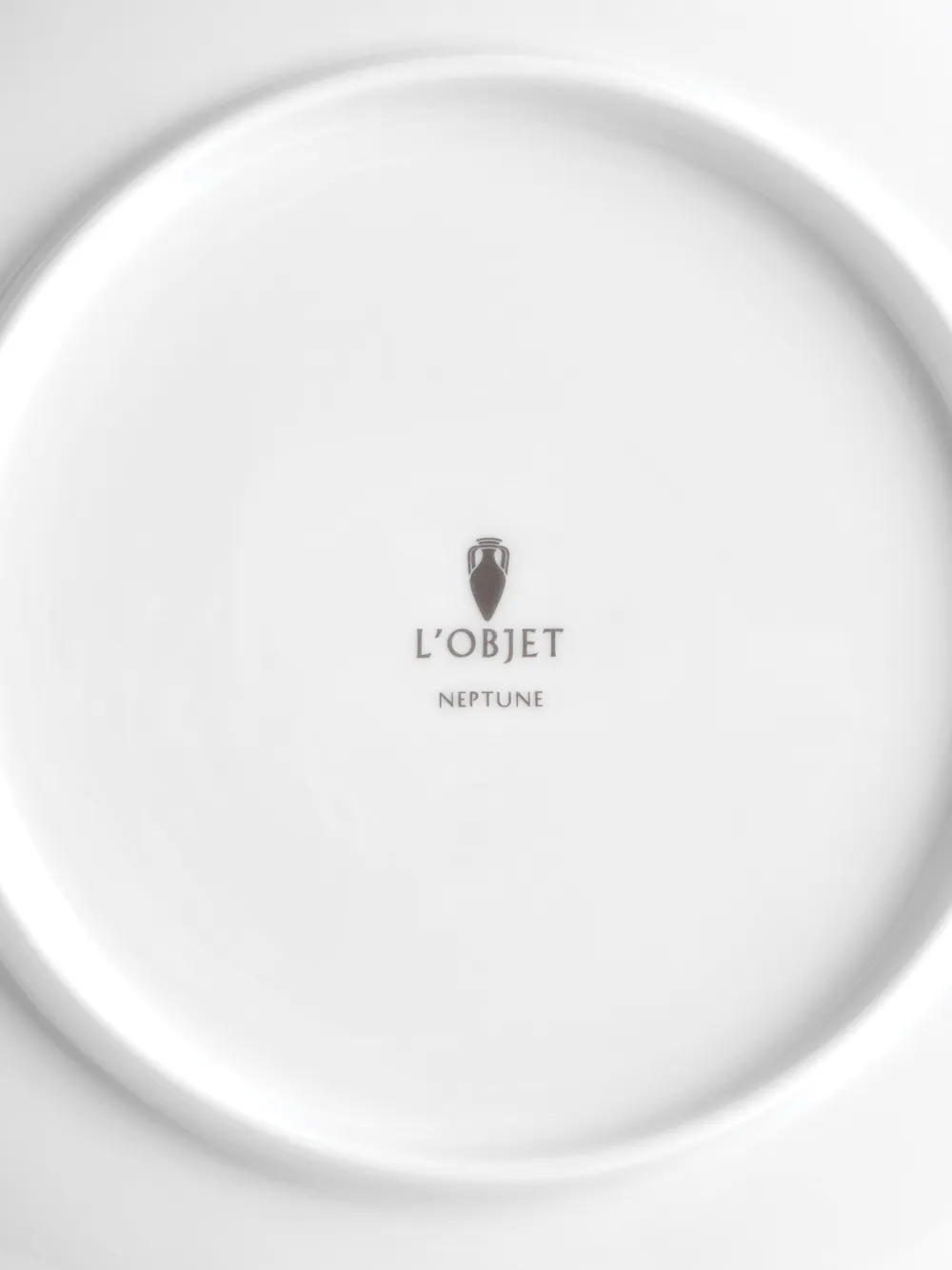 L'objet Neptune Porcelain Dinner Plate (27cm) In White