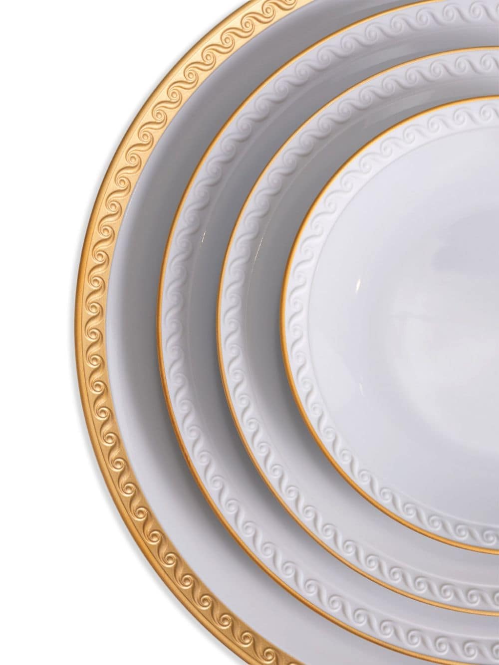 Shop L'objet Neptune Dinner Plate In White