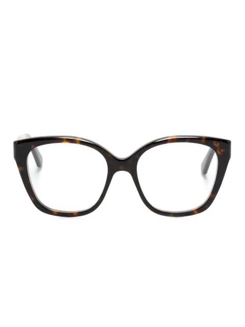 Chloé Eyewear tortoiseshell square-frame glasses