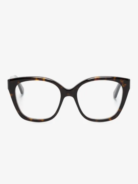 Chloé Eyewear tortoiseshell square-frame glasses