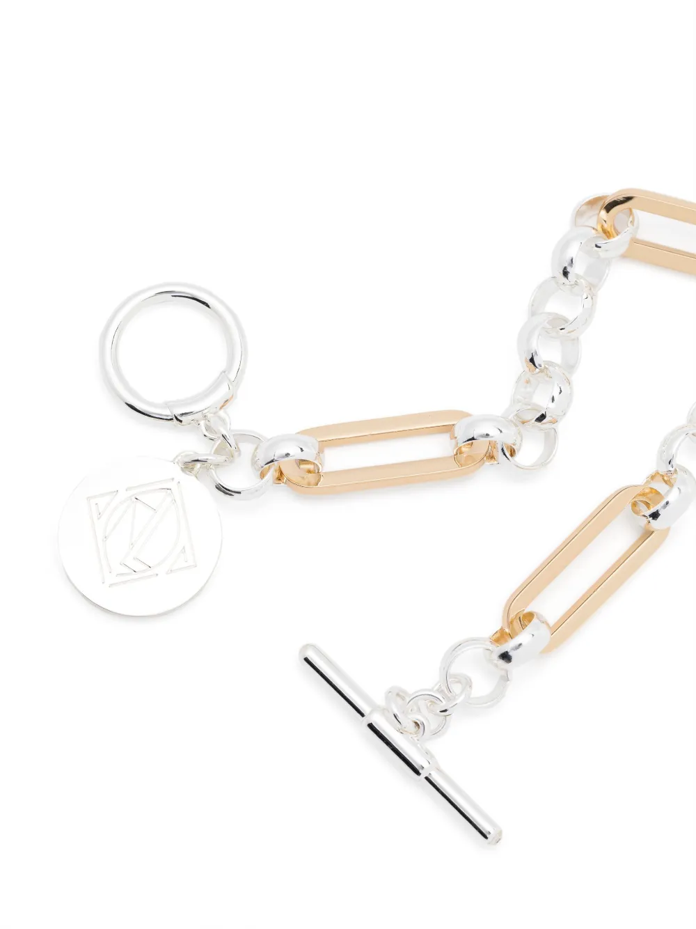 Lauren Ralph Lauren Br 7.25 armband met amulet - Grijs