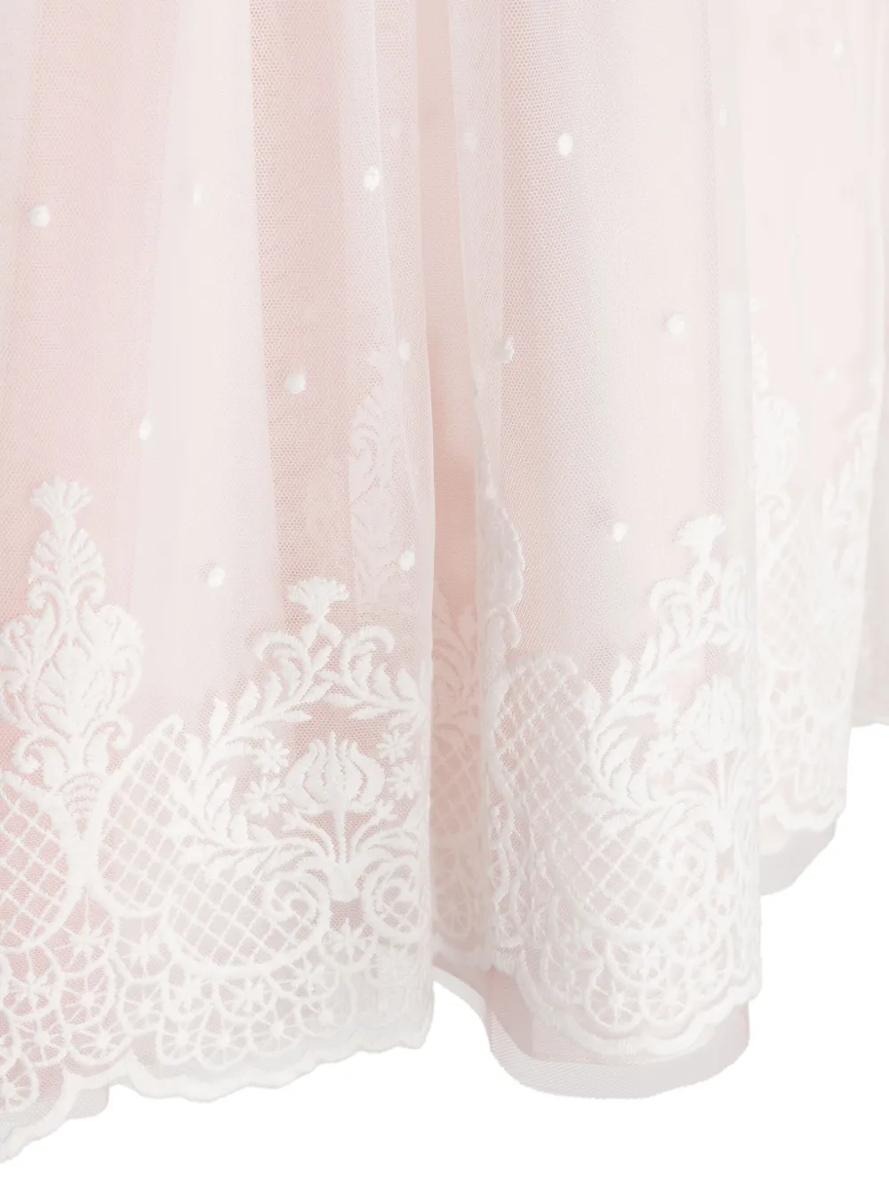 AMAYA POLKA-DOT BELTED DRESS