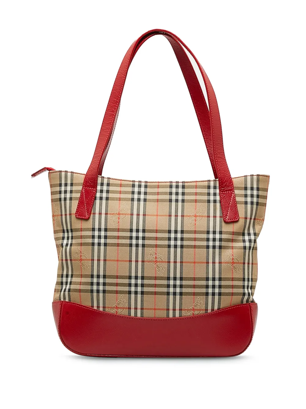 Burberry Pre-Owned 2000-2017 Haymarket Check tote bag - Rood