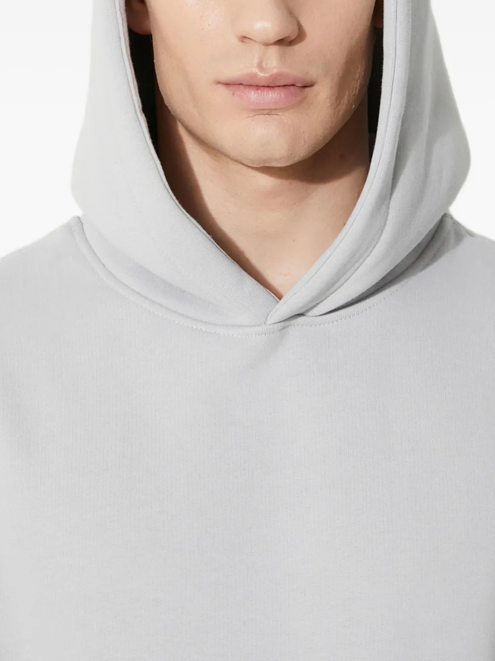 Alpha Industries Logo Backprint Hoodie In Gray
