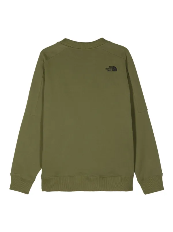 The North Face The 489 logo patch Sweatshirt Green FARFETCH IE