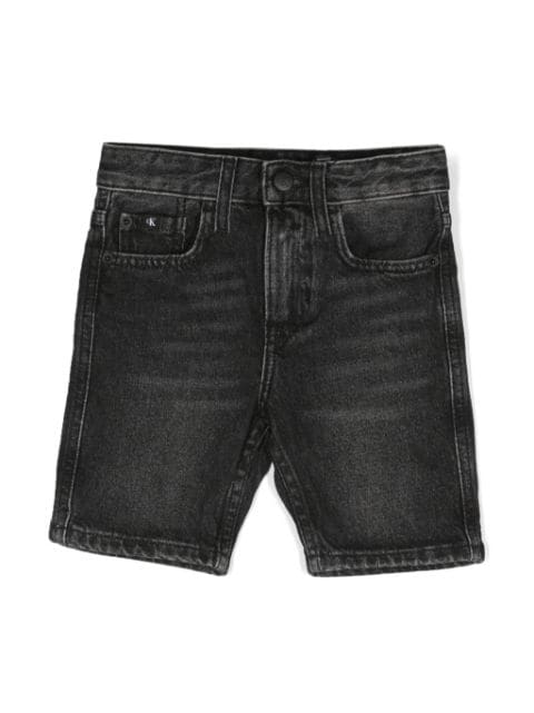 Calvin Klein Kids cotton denim shorts