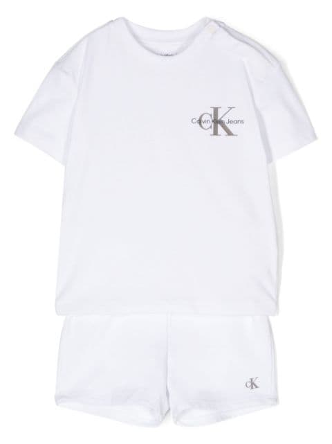 Calvin Klein Kids logo-print short set