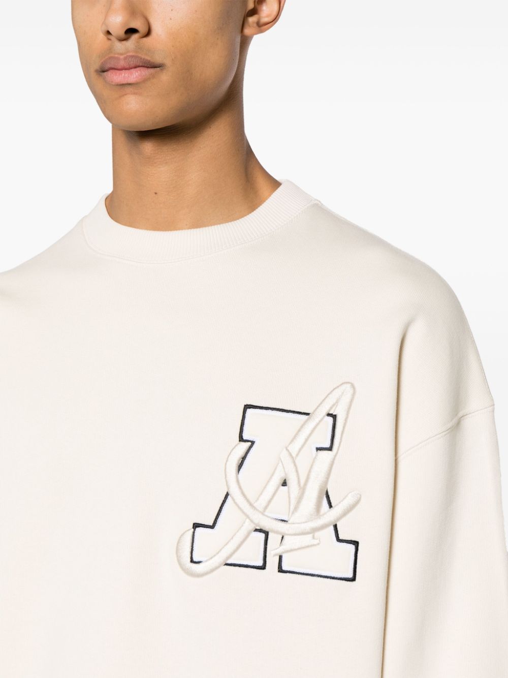 Axel Arigato logo-embroidered cotton sweatshirt Men