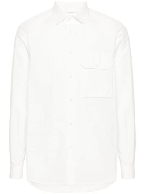 Ten C classic-collar poplin shirt
