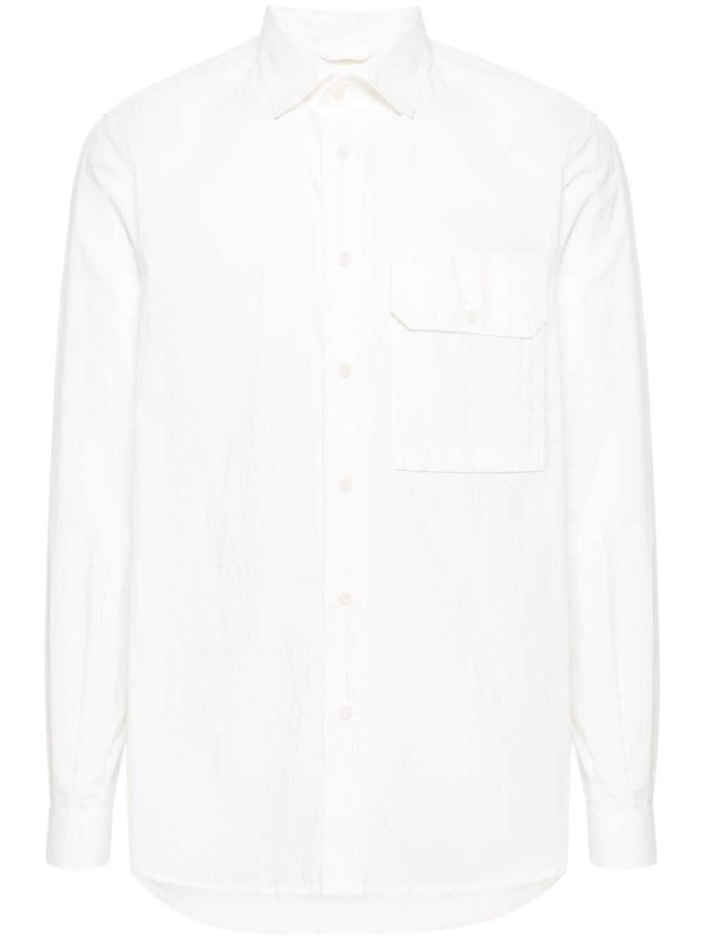 TEN C CLASSIC-COLLAR POPLIN SHIRT